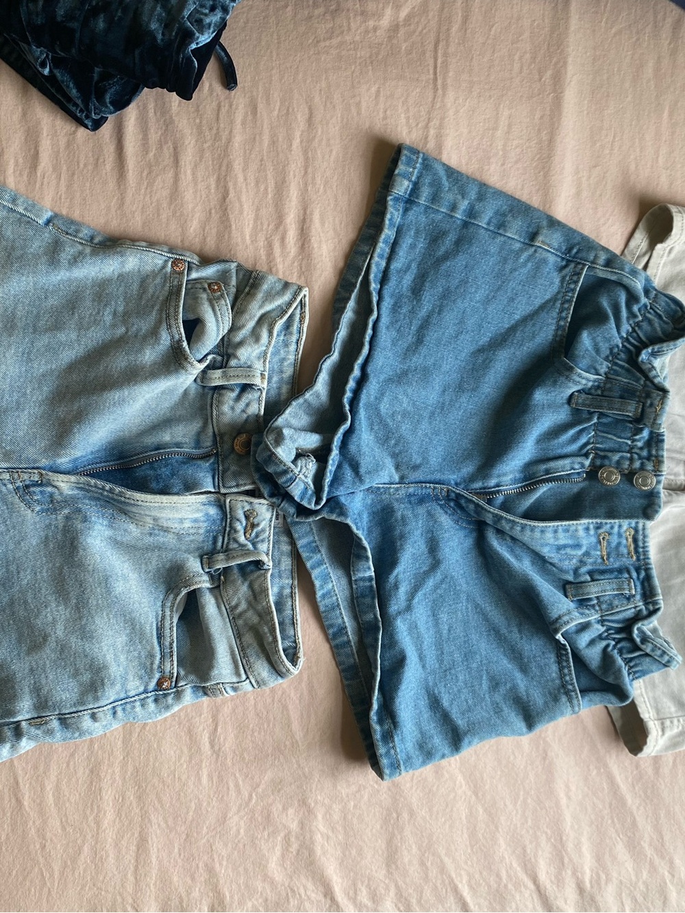 Jean Short Set